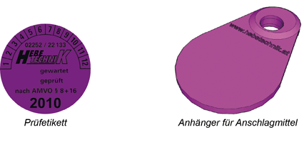 Prüfetiketten