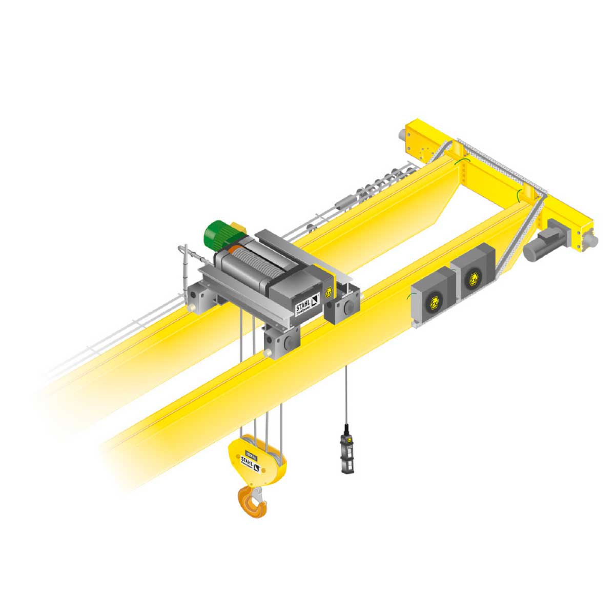 Explosionsgeschützte Elektroseilzüge SH von STAHL CraneSystems